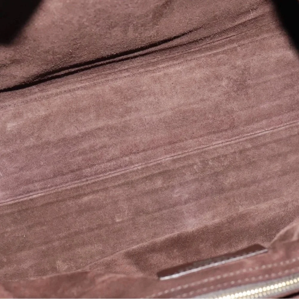 Yves Saint Laurent Large Metallic Bronze Muse Two Bag - Picture 11 of 13